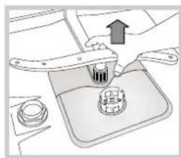 HOTPOINT-ARISTON LST 328 AHA - Cleaning the sprayer arms - 2