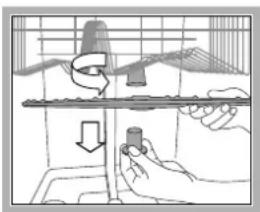 HOTPOINT-ARISTON LST 328 AHA - Reinigung der Sprüharme - 1