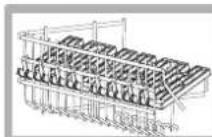 HOTPOINT-ARISTON LST 328 AHA - Étagères rabattables à inclinaison variable* - 1