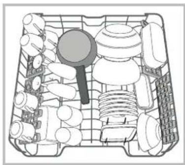HOTPOINT-ARISTON LUF 8M132 X EU - Geschirrspuler-Oberkorb - 1