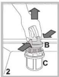 HOTPOINT-ARISTON LUF 8M132 X EU - Cleaning the filters - 2