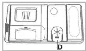 HOTPOINT-ARISTON LUF 8M132 X EU - Measuring out the rinse aid - 1