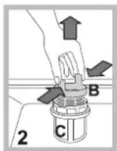 HOTPOINT-ARISTON LSFA+ 825 XHA - Czyszczenie filtrów - 2