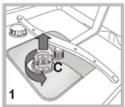 HOTPOINT-ARISTON LSFA+ 825 XHA - Czyszczenie filtrów - 1