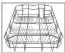 HOTPOINT-ARISTON LSFA+ 825 XHA - Lower rack - 1