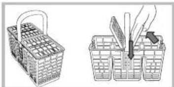 HOTPOINT-ARISTON LSFA+ 825 XHA - Kosik na pribory - 1