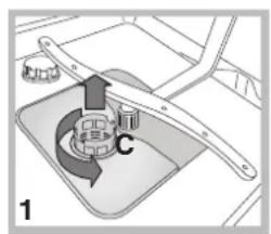 HOTPOINT-ARISTON LSFA+ 825 XHA - Cleaning the filters - 1