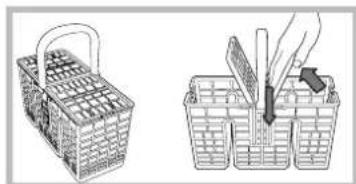 HOTPOINT-ARISTON LSFA+ 825 XHA - Panier à couverts - 1