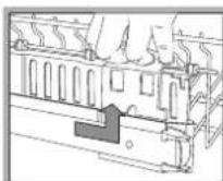 HOTPOINT-ARISTON LSFA+ 825 XHA - NIKDY nezdvihajte alebo nespustajte kos len na jaknej strane. - 2