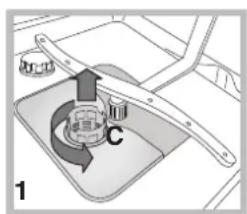 HOTPOINT-ARISTON LSFA+ 825 XHA - Limpar os filtros - 1