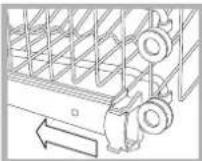 HOTPOINT-ARISTON LSFA+ 825 XHA - Regulowanie wysokosci gornyego kosza - 1