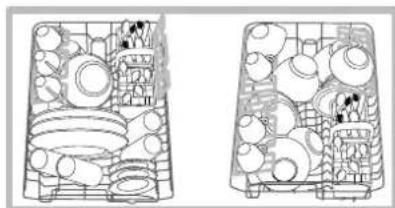 HOTPOINT-ARISTON LSFA+ 825 XHA - Priklady nalożenia horného kosa - 1