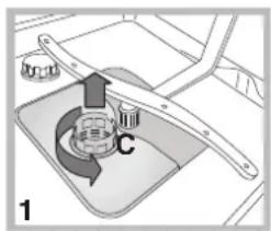 HOTPOINT-ARISTON LSFA+ 825 XHA - Cisteni filtru - 1
