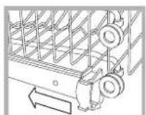 HOTPOINT-ARISTON LFSA+ 2174 A IX - Régler la hauteur du panier supérieur - 1