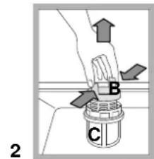 HOTPOINT-ARISTON LFSA+ 2174 A IX - Reinigen van de filters - 2