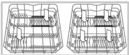 HOTPOINT-ARISTON LFSA+ 2174 A IX - Onderrek en bestekkorf - 2