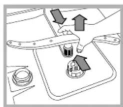 HOTPOINT-ARISTON LFSA+ 2174 A IX - Reinigen van de spreoiarmen - 2