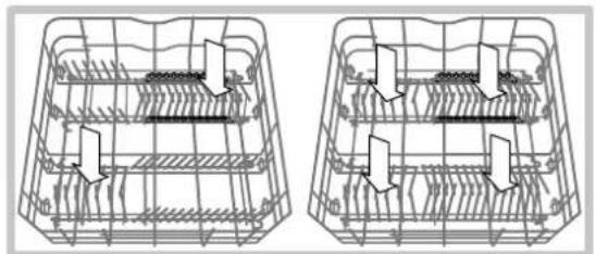 HOTPOINT-ARISTON LFSA+ 2174 A IX - Cesto inferior e cesto dos talheres - 2