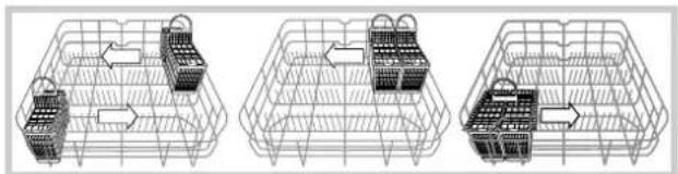 HOTPOINT-ARISTON LFSA+ 2174 A IX - Cesto inferiore e cestino posate - 3