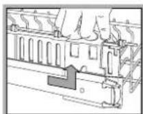 HOTPOINT-ARISTON LFSA+ 2174 A IX - Adjusting the height of the upper rack - 2