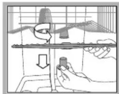 HOTPOINT-ARISTON LFSA+ 2174 A IX - Limpiar los rociadores - 1