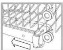 HOTPOINT-ARISTON LFSA+ 2174 A IX - Het regelen van de hoogte van het bovenrek - 1