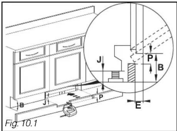 BRANDT VH916J - - TERUG MONTEREN VAN DE PLINT - 1