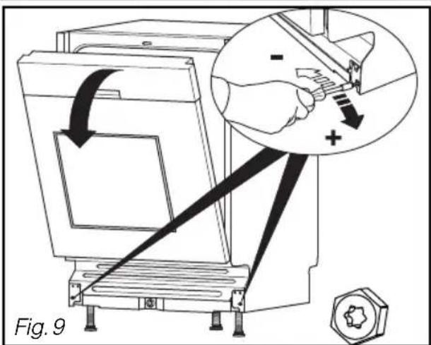 BRANDT VH916J - BALANCING THE DOOR (LEFT AND RIGHT) - 3