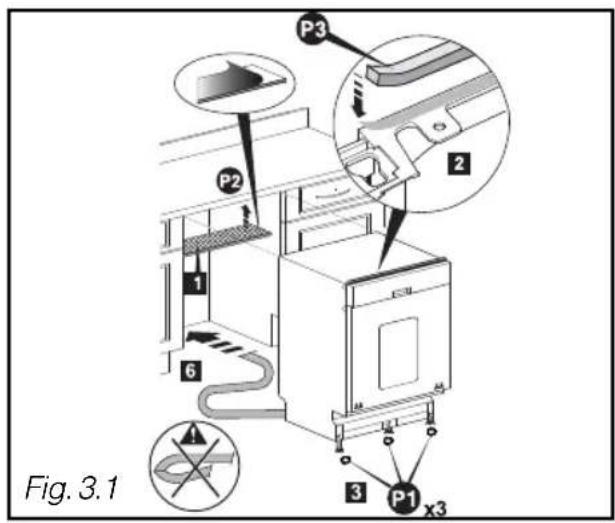 BRANDT VH916J - - INSERTION INTO THE NICHE - 1