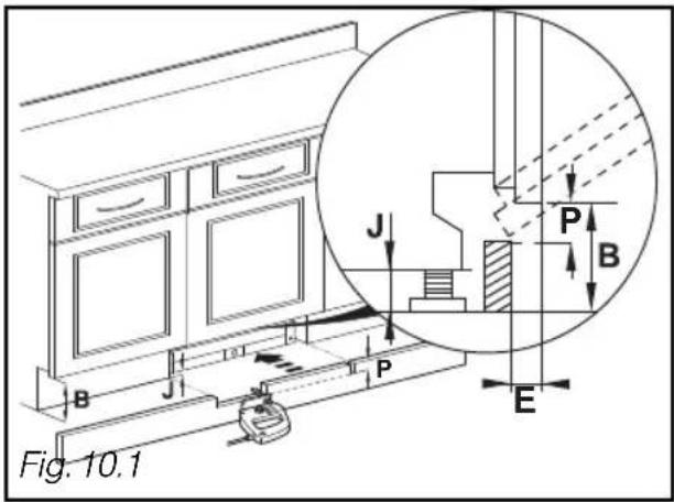 BRANDT VH916J - - REFITTING THE PLINTH - 1