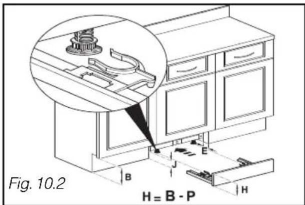 BRANDT VH916J - - TERUG MONTEREN VAN DE PLINT - 2