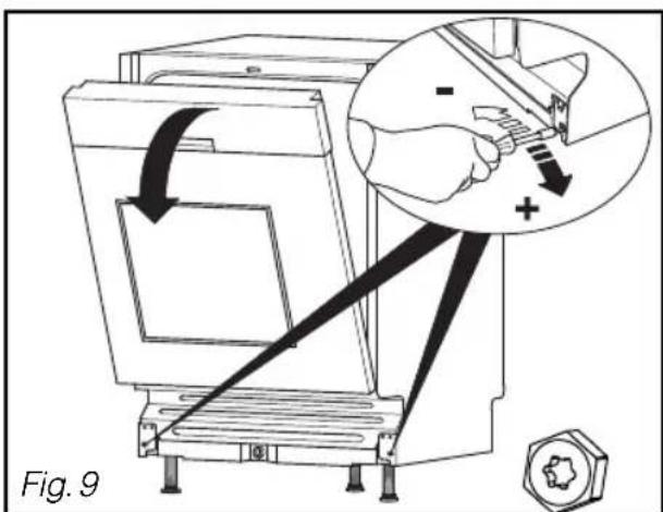 BRANDT VH916J - EQUILIBRAGE DE LA PORTE (DROITE ET GAUCHE) - 3