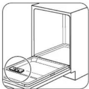 ZANUSSI ZDT16016FA - Het glansmiddeldoseerbakje vullen - 2