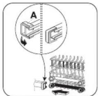 ZANUSSI ZDI112X - upper basket lower basket - 2