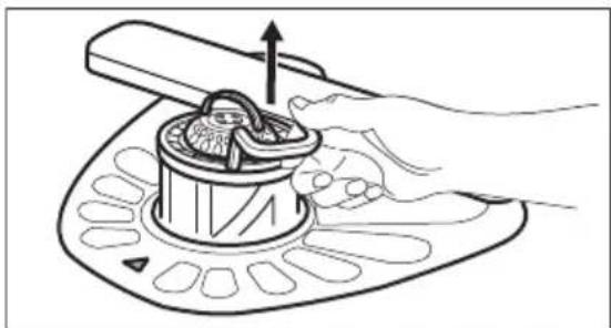 ELECTROLUX ESL4300LA - Cleaning the filters - 3