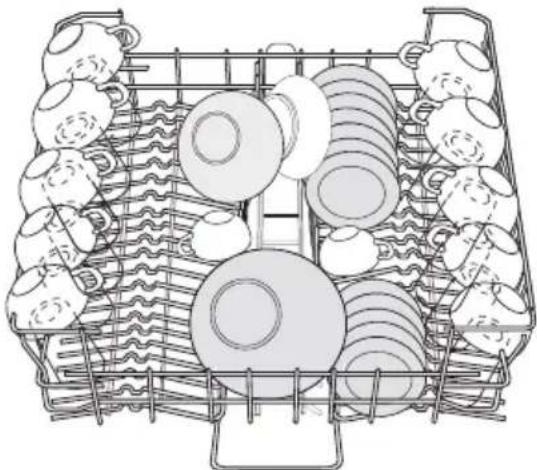 Pelgrim GVW552RVS - Pleine charge : 12 couverts - 1