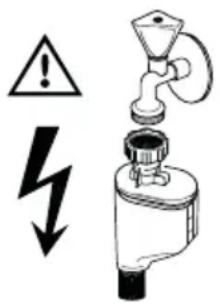 Pelgrim GVW537RVS - ! Avertissement Tension dangereuse - 1