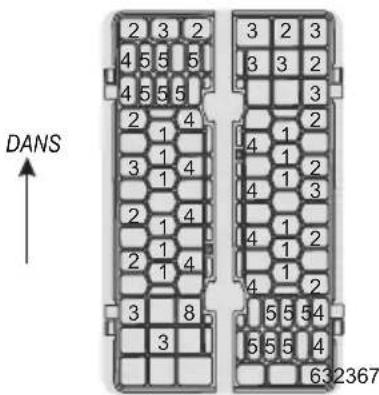Pelgrim GVW460ONY - Panier à couverts (exemple de chargement) - 1