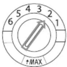 Pelgrim GVW460ONY - Setting the quantity of rinse agent - 1