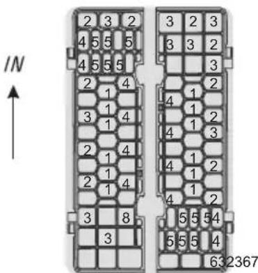 Pelgrim GVW460ONY - Besteckkorb (Beladungsbeispel) - 1