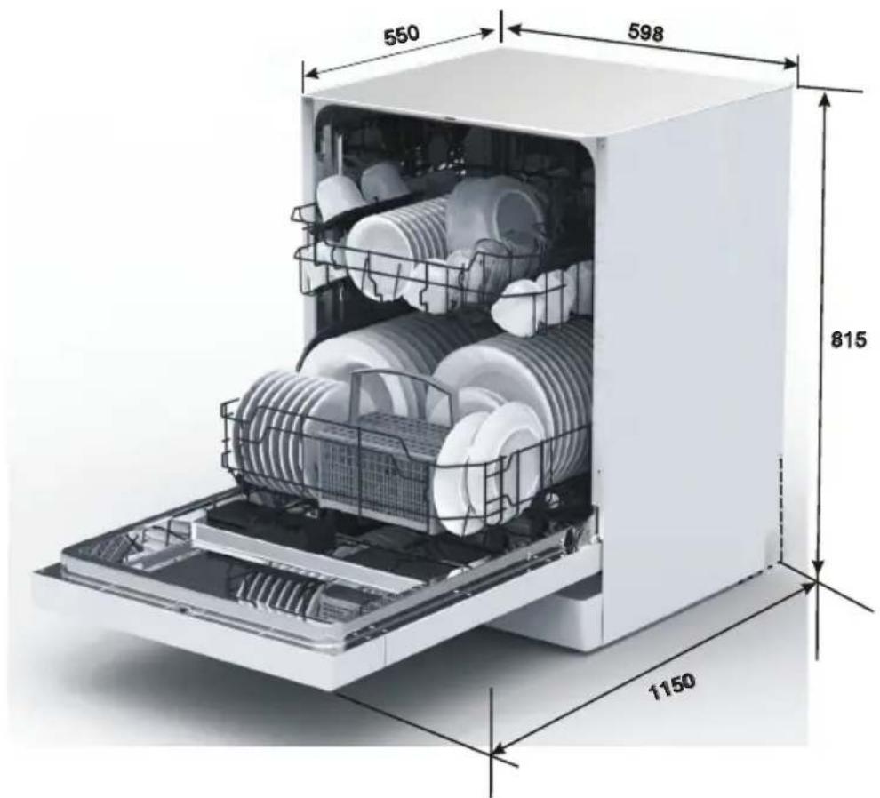 ETNA VW149ZIL - Einbaumasse - 1