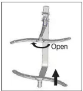 ETNA VW547ZT - Cleaning the spray arms - 1