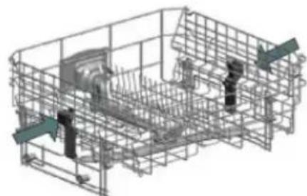 ETNA TI8022RVS - Adjusting the height of the upper basket - 2