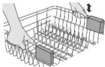 WHIRLPOOL WDT920SADM - Ajustador de la canasta superior EZ-2-Lift™ (en algunos modelos) - 2