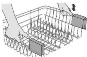 WHIRLPOOL WDT920SADM - To lower the rack - 1