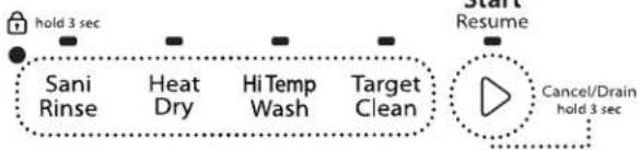 WHIRLPOOL WDT920SADM - Selección un ciclo y unaopy (los ciclos y las).    opciones varian segun el Modelo). - 1