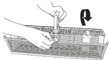 WHIRLPOOL WDF520PADM - To open the ANYWARE™ PLUS silverware basket - 1