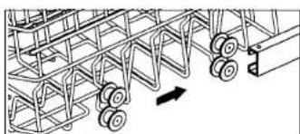 Pelgrim GVW845KOR - Adjustment of the height of the upper basket - 2