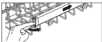 Pelgrim GVW845KOR - Réglage de la hauteur du panier supérieur - 1