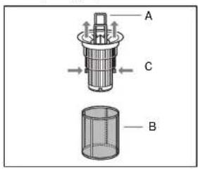 Pelgrim GVW845KOR - Microfiltre (voir fig. 10) - 1